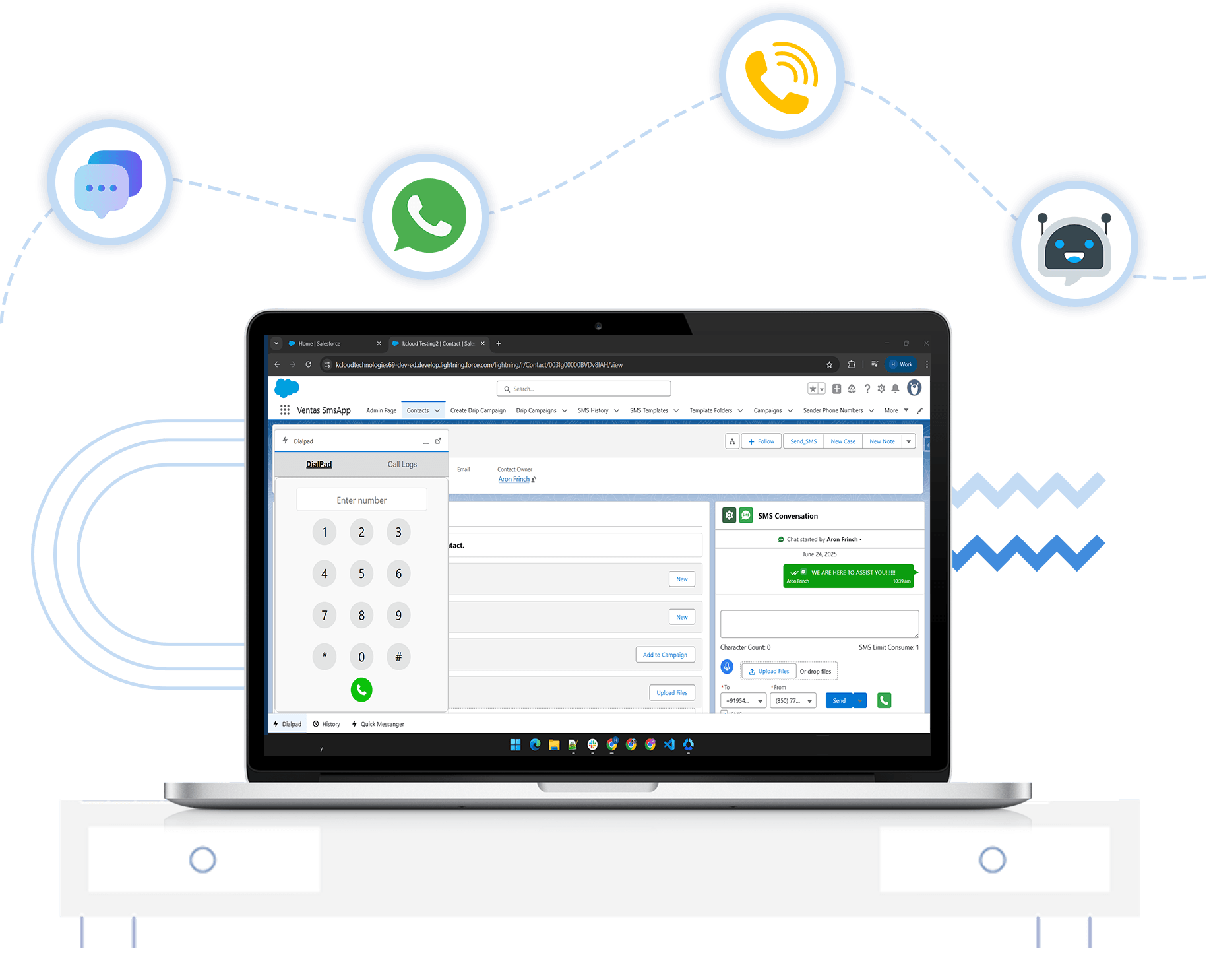ventas cti integration