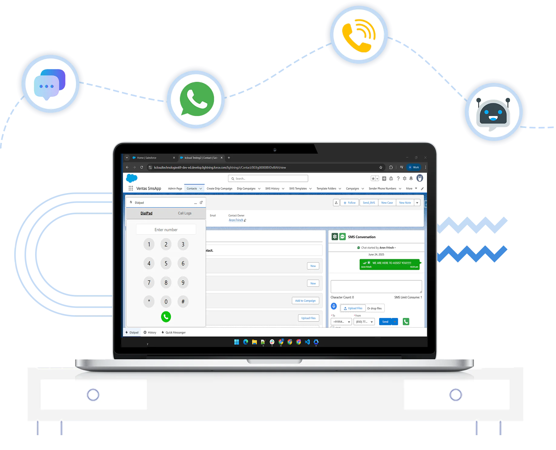 ventas cti integration